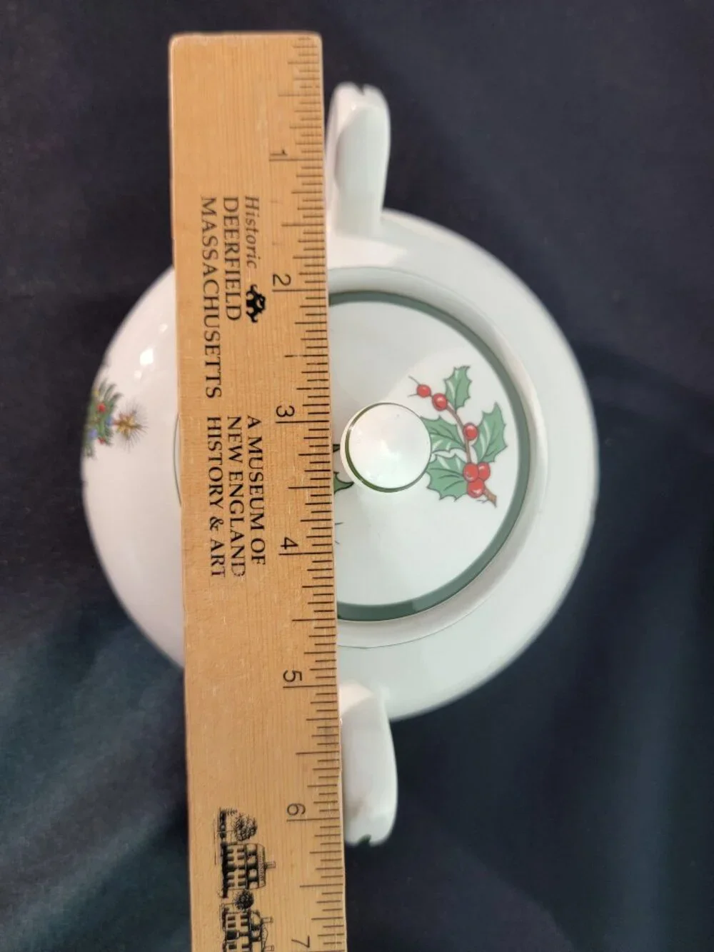 Cuthbertson RARE Original Christmas Tree Sugar Bowl & Lid Vintage
